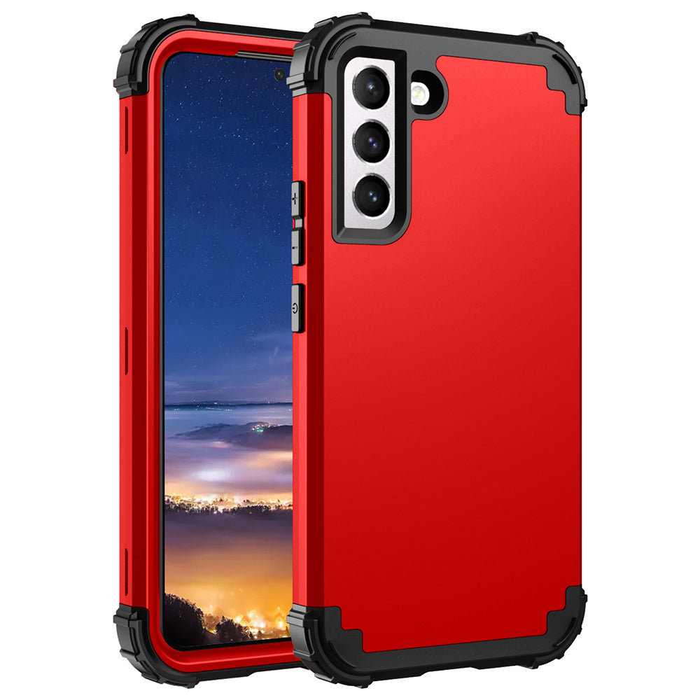 For Samsung Galaxy S23 Drop Protection 3-In-1 Phone Shell PC Silicone Phone Case Shockproof Mobile Phone Cover For Samsung Galaxy S23 Drop Protection 3-In-1 Phone Shell PC Silicone Phone Case Shockproof Mobile Phone Cover